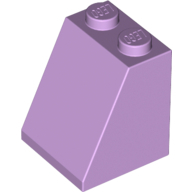 Lego kostka (kostička) 2x2x2 sklon (šikmá) 65°, levandulová (6138484)